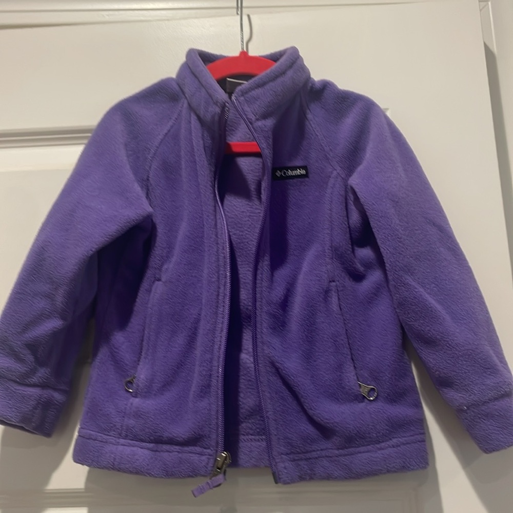 Purple fleece Columbia jacket